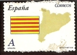 Stamps Europe - Spain -  Bandera y mapa de Cataluña