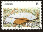 Stamps Spain -  Abánico y mantón de manila