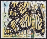 Stamps Mexico -  MARIPOSAS