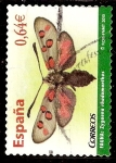 Stamps Spain -  Zygaena rhadamanthus