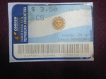 Stamps : America : Argentina :  Sello LABEL - Correo oficial de la República de Argentina