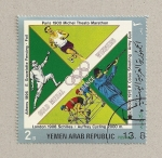 Stamps Yemen -  Medallas oro juegos olímpicos