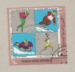 Stamps : Asia : Yemen :  Medallas oro juegos olímpicos