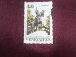 Stamps Venezuela -  Monumento a Simón Bolívar en Madrid