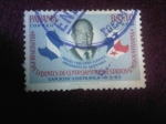 Stamps Panama -  Miguel Ydígoras Fuentes(1895-1982) Presidente de Guatemala)