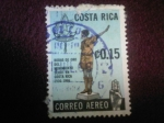 Stamps : America : Costa_Rica :  Bodas de oro del movimiento Scaut en Costa Rica (1916-1966)