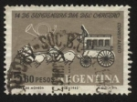Stamps Argentina -  Diligencia Postal. 14 de setiembre día del cartero.