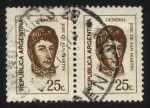 Stamps Argentina -  Libertador General San Martín.