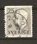 Stamps : Europe : Sweden :  Gustavo VI / Primera Serie.