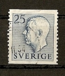 Stamps : Europe : Sweden :  Gustavo VI / Seguna Serie.