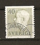 Stamps : Europe : Sweden :  Gustavo VI /Tercera Serie.