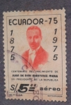 Stamps America - Ecuador -  CENTENARIO DEL NACIMIENTO DE JUAN DE DIOS MARTINEZ MERA