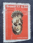 Stamps : America : Brazil :  II FESTIVAL DE ARTES E CULTURA NEGRA E AFRICANA MASCARA DE BENIN