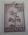 Sellos de America - Argentina -  GIRASOL