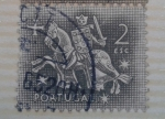 Stamps : Europe : Portugal :  CABALLERO MEDIEVAL