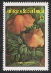 Stamps Antigua and Barbuda -  SETAS-HONGOS: 1.105.003,00-Collybia subpruinosa