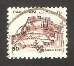 Stamps : Asia : Pakistan :  fuerte de hyderabad