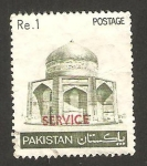 Sellos de Asia - Pakistn -  mausoleo de ibrahim khan makli