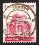 Stamps : Asia : Pakistan :  mausoleo de ibrahim khan makli