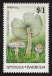 Stamps America - Antigua and Barbuda -  SETAS-HONGOS: 1.105.016,00-Chlorophyllum molybdites