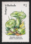 Sellos de America - Antigua y Barbuda -  SETAS-HONGOS: 1.105.035,00-Russula virescens