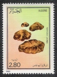 Sellos del Mundo : Africa : Algeria : SETAS-HONGOS: 1.102.004,00-Tefezia leonis