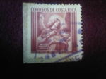 Stamps Costa Rica -  MELOZZO PINACOTECA VATICANO