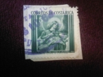 Stamps Costa Rica -  Melozzo Pinacoteca Vaticano