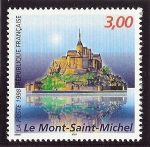 Stamps : Europe : France :  Bahia y Monte Saint Michel