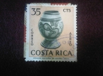Stamps Costa Rica -  Arqueología de Costa Rica (Imp.Maya)
