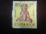 Sellos de America - Costa Rica -  Arqueología de Costa Rica (Idolo Maya)