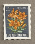 Stamps Austria -  Lirios de fuego