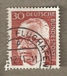 Stamps : America : Germany :  Presidente Heinemann