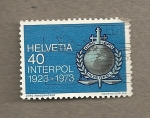 Stamps Switzerland -  50 Aniversario Interpol
