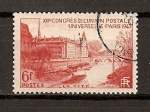 Stamps : Europe : France :  XII Congreso de la U.P.U.