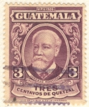 Stamps Guatemala -  Lorenzo Montufar
