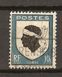 Stamps France -  Escudos / Corcega.
