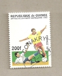 Sellos de Africa - Guinea -  Campeonato mundia fútbol 1998