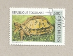 Stamps : Africa : Togo :  Tortuga  Cuora galbinifros