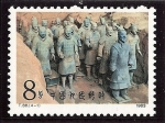 Sellos del Mundo : Asia : China : Mausoleo del primer emperador Qin (Guerreros de Terracota)