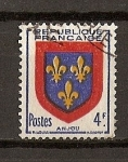 Stamps France -  Escudos / Anjou.