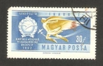 Stamps Hungary -  historia de la aviación