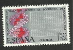 Sellos de Europa - Espaa -  Congreso de Bioquímica