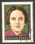 Stamps : Europe : Hungary :  Flora Martos, química y política