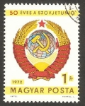 Stamps Hungary -  50 anivº de la unión soviética