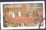 Stamps Asia - Nagaland -  25 años de reinado de Isabel II