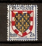Stamps : Europe : France :  Escudos / Touraine.
