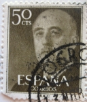 Stamps Spain -  general franco