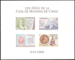 Stamps Chile -  225 AÑOS DE LA CASA DE MONEDA DE CHILE