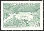 Stamps Chile -  CENTRAL HIDROELECTRICA DE RAPEL